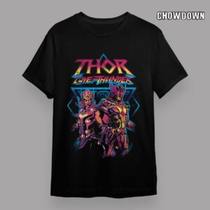MarvelThorLoveAndThunderGrungeBands90sT Shirt 1 T shirtBlack j2XO1