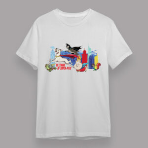 DC League Of Super Pets Character Comic Art T shirt 1 T shirt White