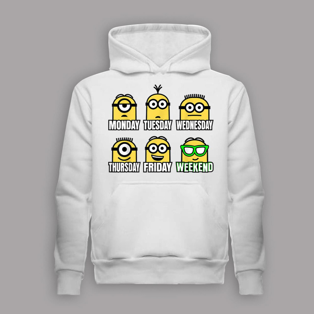 Despicable Me Minions Days and Expressions Of The Week T-Shirt