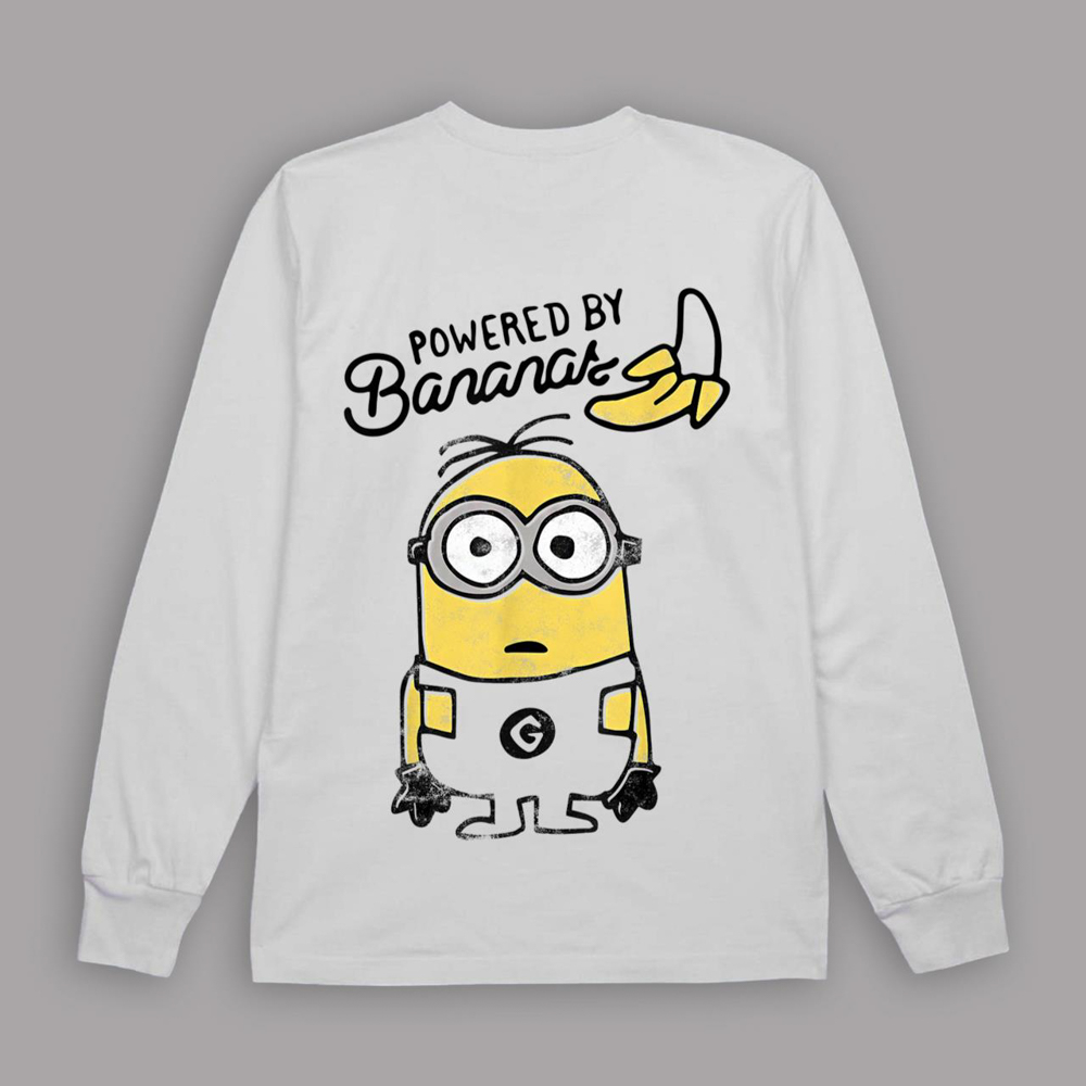 Despicable Me Minions Powered By Bananas Graphic T-Shirt