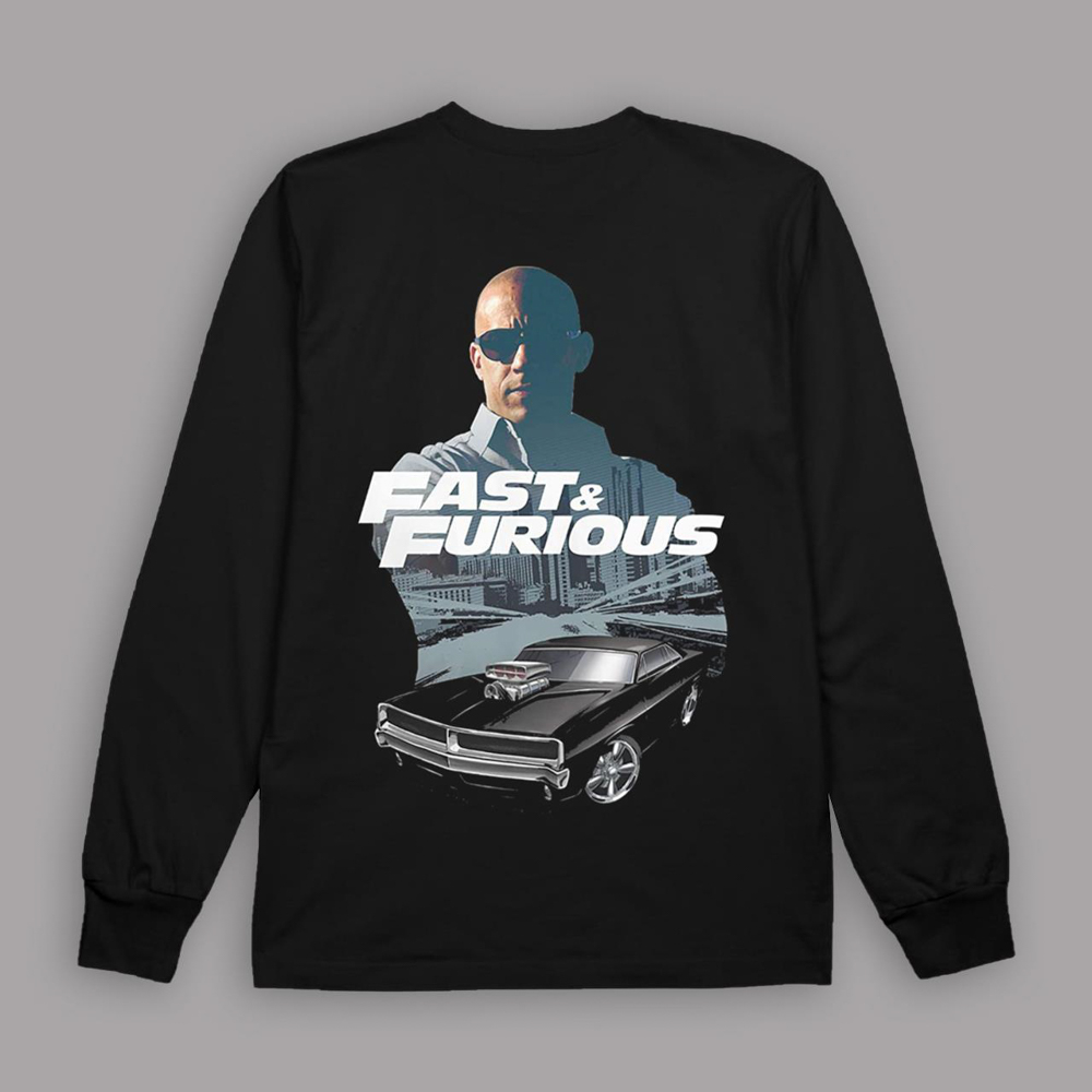 Juniors Fast And Furious Dom Pose T-Shirt