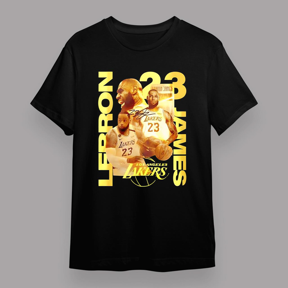 Lebron James 23 Los Angeles Lakers Mvp Signature Shirt