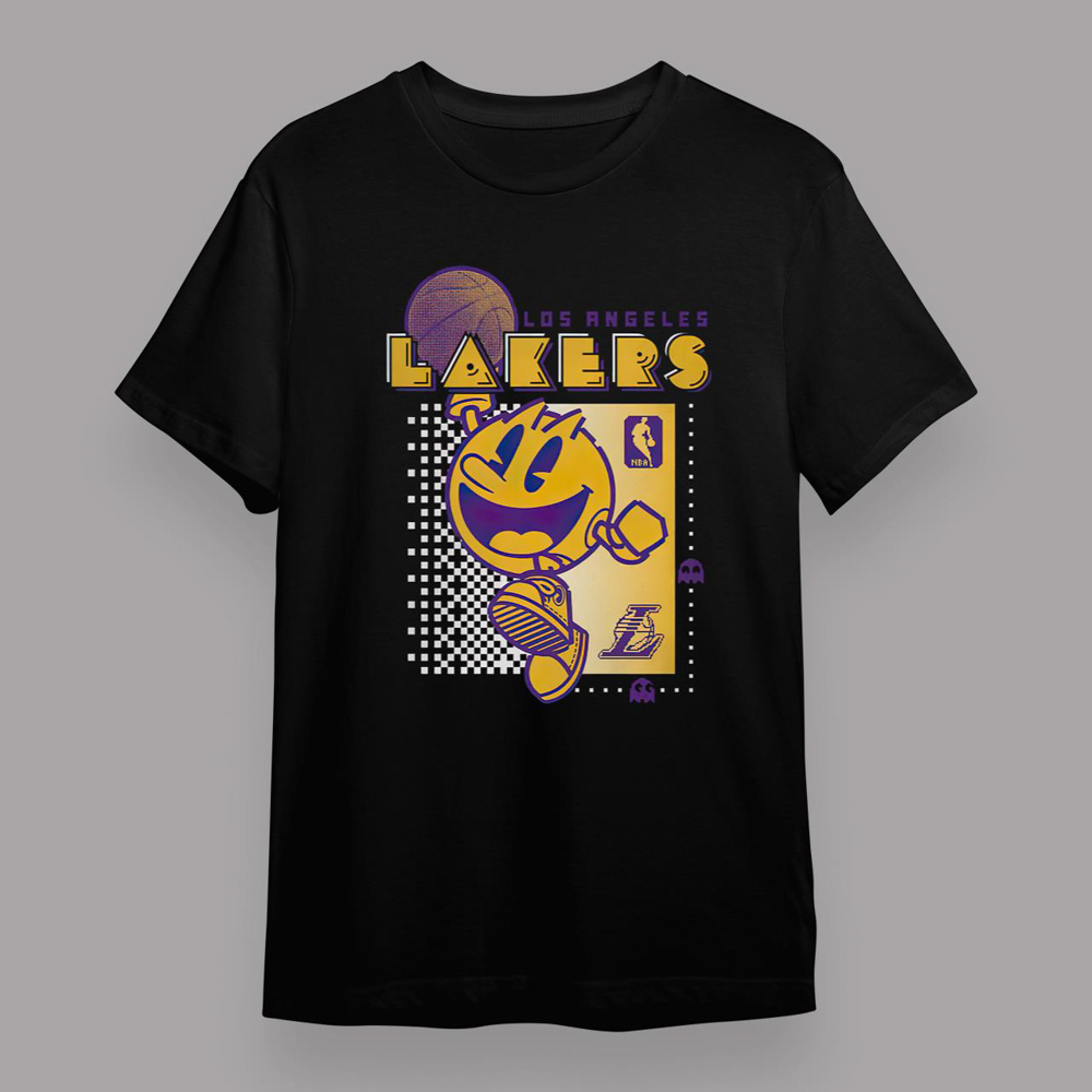 Los Angeles Lakers Junk Food Pac Man Fast Break T-Shirt