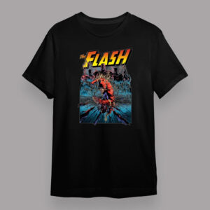 Men 3D Print DC Comics Hero The Flash Speed Force T Shirt 1 T shirt Black