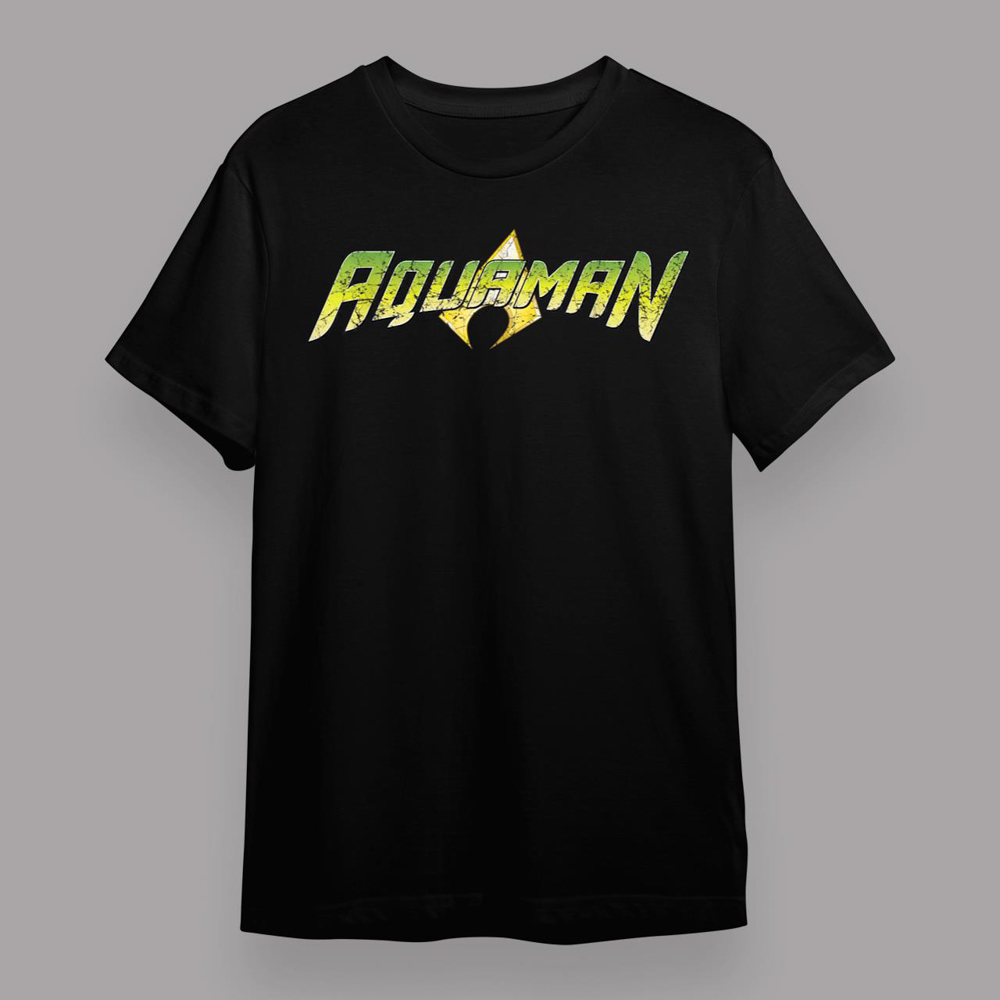 US DC Aquaman And The Lost Kingdom Logo Distressed 01 T-Shirt