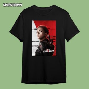 Marvel Black Widow Character Poster T-Shirt