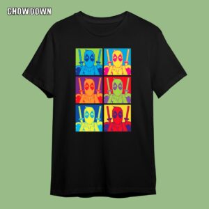 Marvel Deadpool Color Pop Art Box Up Repeat T-Shirt