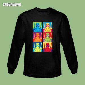 Marvel Deadpool Color Pop Art Box Up Repeat Sweatshirt