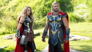 Two Thors side by side in new image