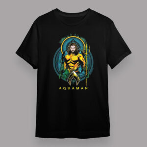 Aquaman And The Lost Kingdom Aqua Nouveau T Shirt 1 T shirt Black