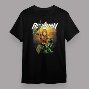 Aquaman And The Lost Kingdom Beach Sunset T Shirt 1 T shirt Black