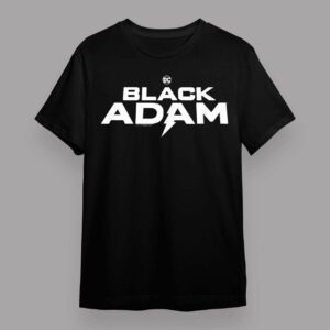 Black Adam Simple Lightning Bolt Logo T Shirt