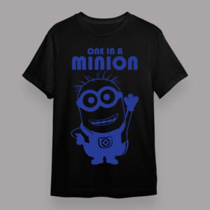 Despicable Me Minions One In A Minion Blue Minion T Shirt