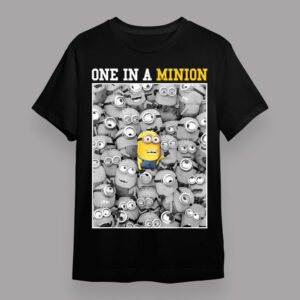 Despicable Me Minions One In A Minion Color Pop Portrait T Shirt