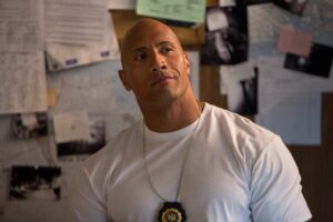 Dwayne Johnson in the empire state movie