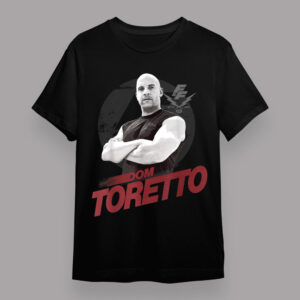Fast And Furious Dom Toretto Gray Hue Portrait T Shirt