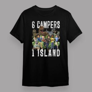Jurassic World Dominion Camp Cretaceous 6 Campers 1 Island T Shirt