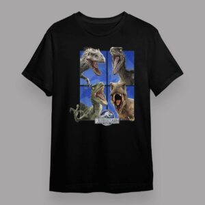Jurassic World Dominion Group Of 4 Dinosaur Roars Graphic T Shirt