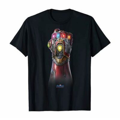 Marvel Avengers Endgame Infinity Stone Gauntlet Color Logo T-Shirt