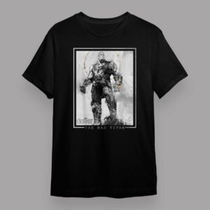 Marvel Avengers Infinity War Thanos Sketch Graphic T Shirt