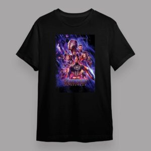 Marvel Studios Avengers Endgame Space Group Shot Poster T Shirt