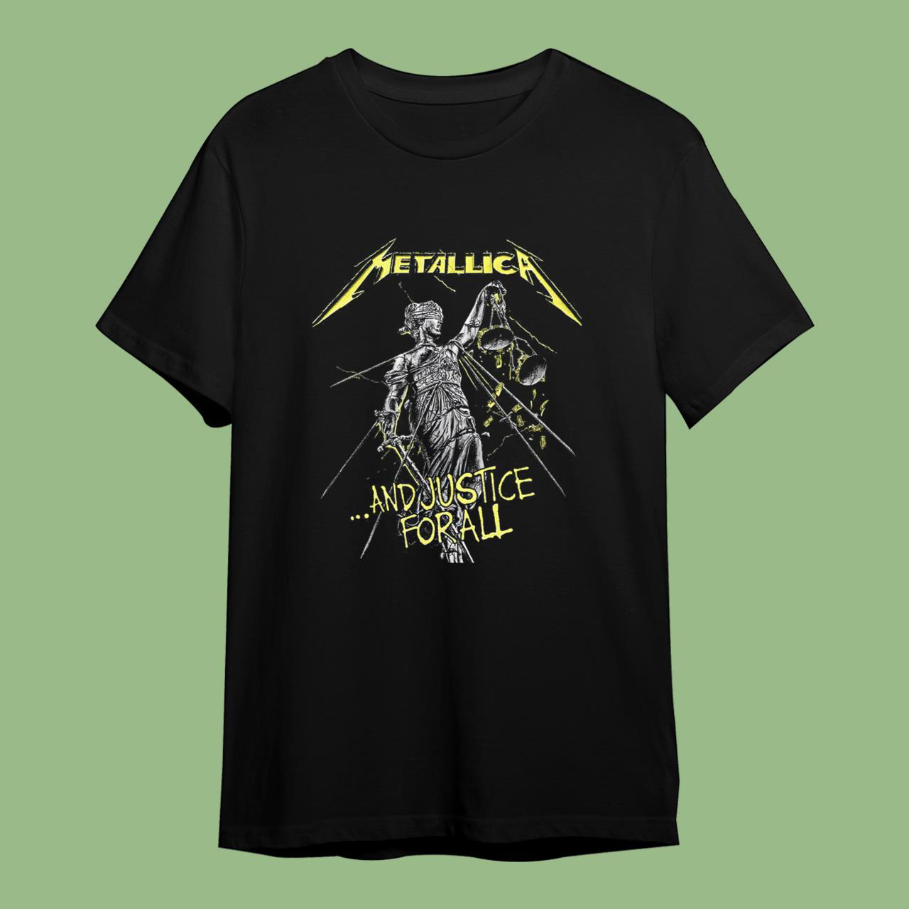 Metallica And Justice For All Tracks Womens Fitted T-Shirt