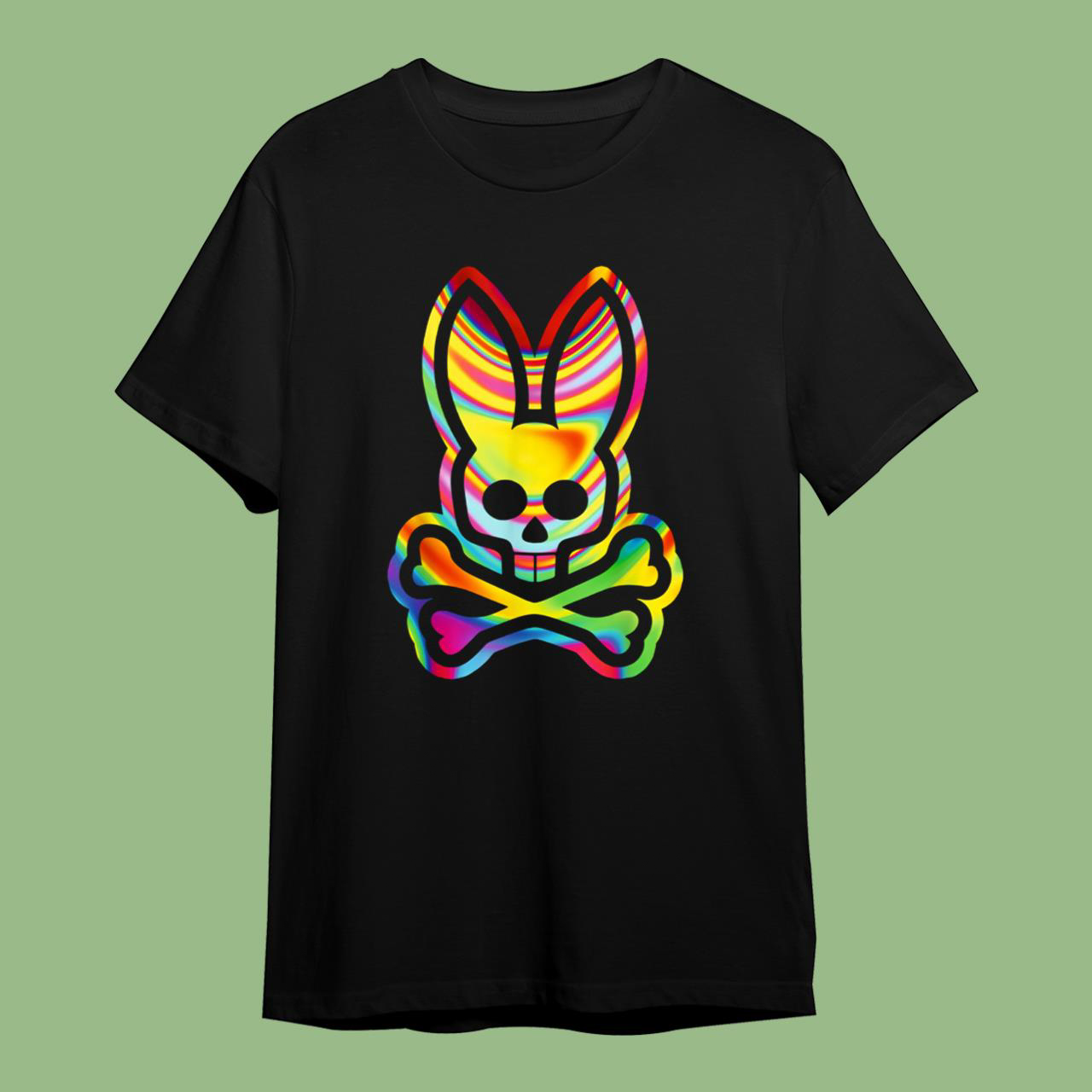 Psychedelic Bunny Psycho Bunny Essential T-Shirt