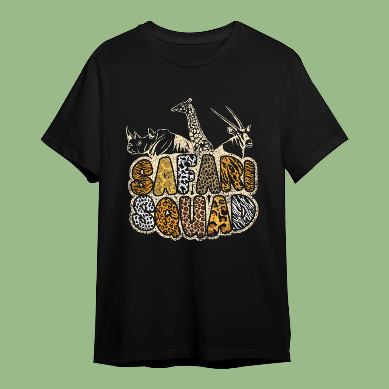 Safari Squad African Halloween Vintage T-Shirt