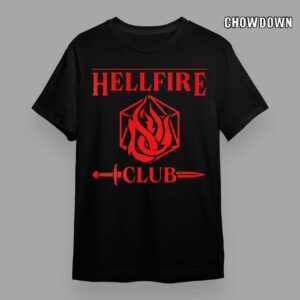 Stranger Things 4 Hellfire Club Fan Art Unisex T Shirt 1