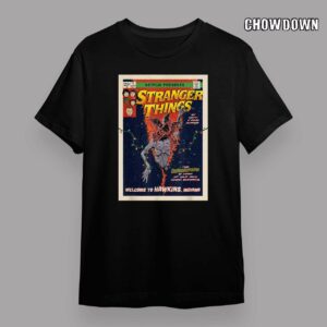 Stranger Things Welcome To Hawkins Comic Cover T Shirt