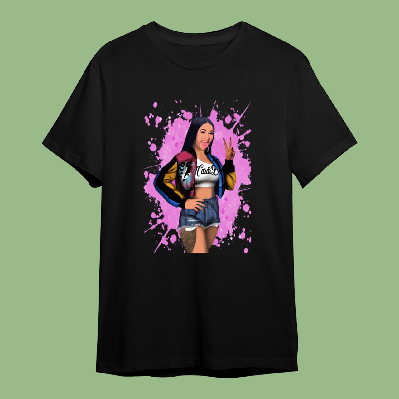 Cardi B Pink Shirt