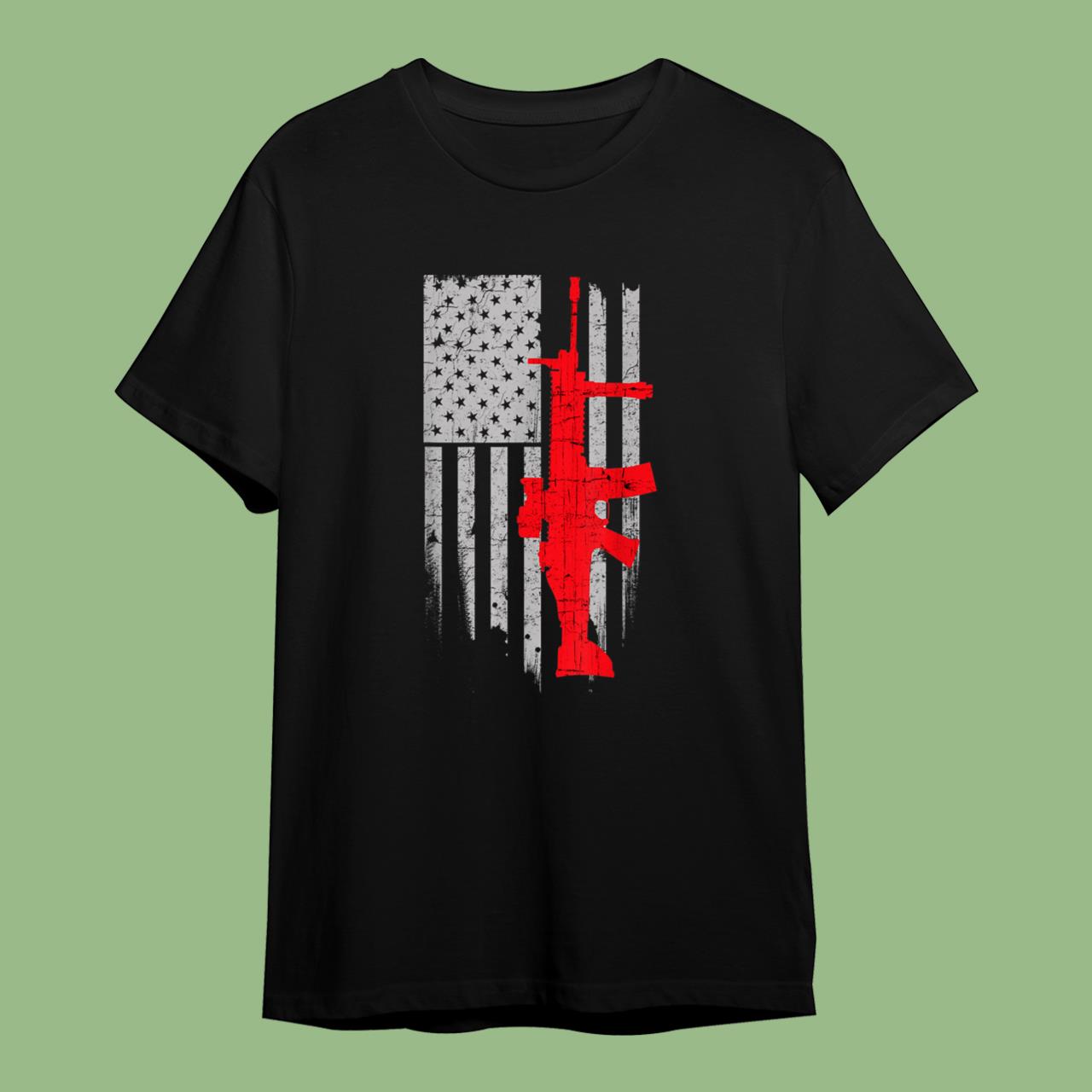 FN SCAR Stars & Stripes Flag Shirt