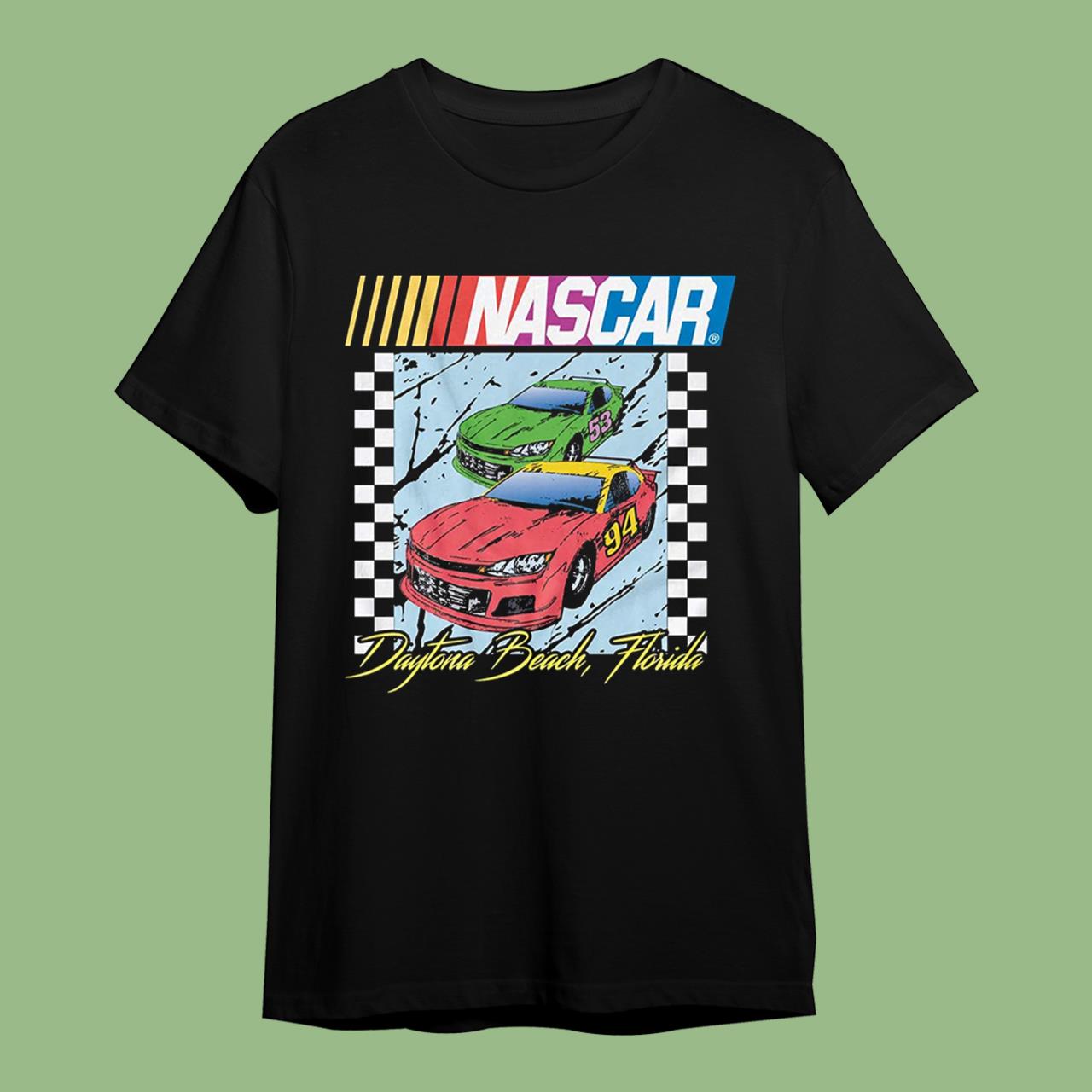 NASCAR Vintage Daytona 500 Shirt Racing Mens Graphic T-Shirt