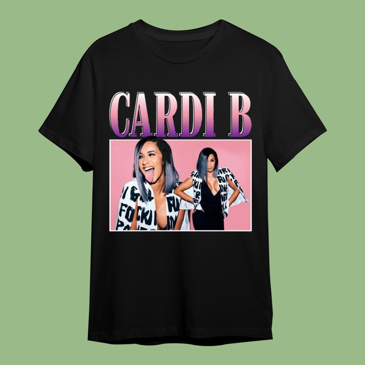 Vintage Cardi B Rapper Tee Shirt