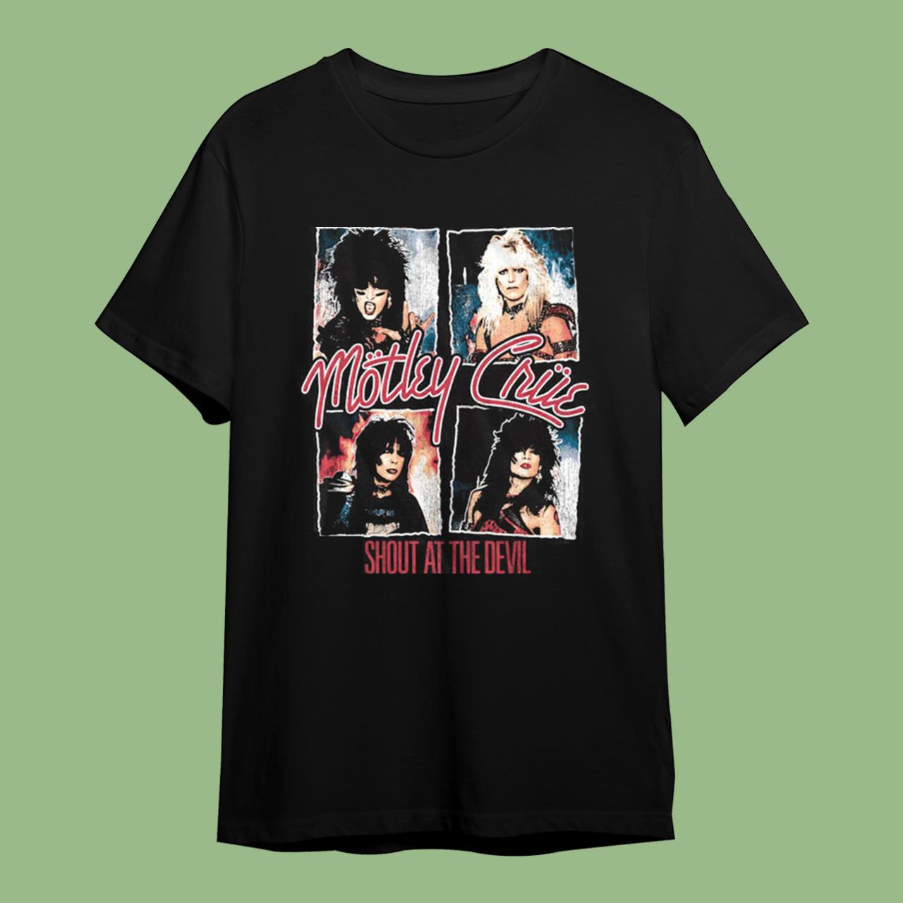 Vintage Motley Crue Shout At The Devil Rock Classic Shirt