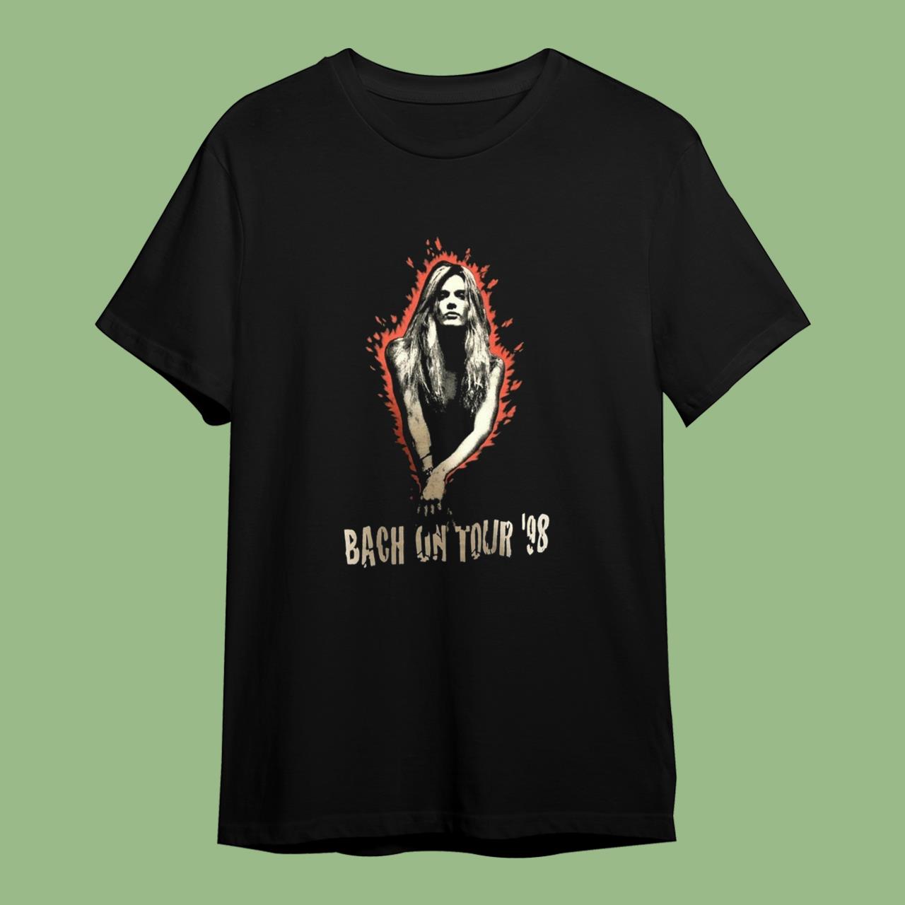 Vintage Sebastian Bach Skid Row Band Album Black T-shirt