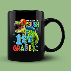 1st Grade Dinosaur Back To School Boy Kid Mug