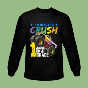 1st Grade T Rex Dinosaur Back To School Sweatshirt