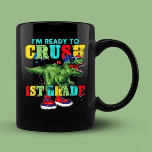 1st Grade T Rex Dinosaur Back to School Mug