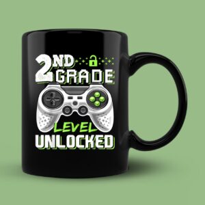 2nd Grade Level Unlocked Video Game Back to School Mug