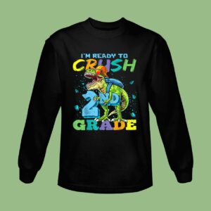 2nd Grade T Rex Dinosaur Back To School Sweatshirt