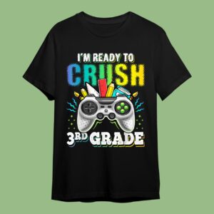 3rd Grade Back to School Video Game Boys T-Shirt