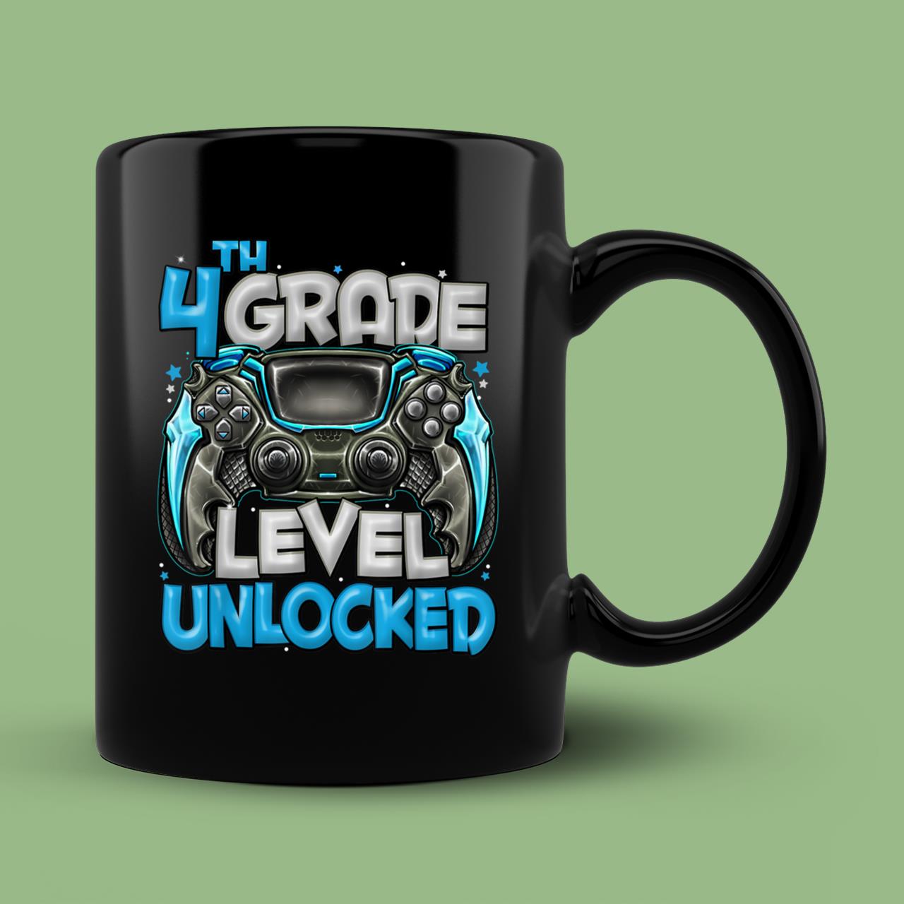 4th Grade Level Unlocked Back To School Mug