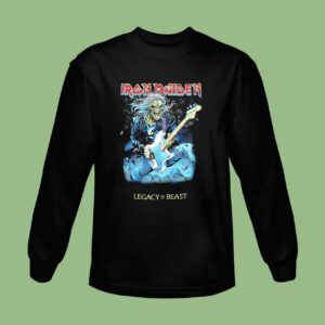 Black Sweatshirt Iron Maiden Eddie Bass