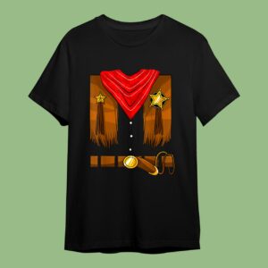 Cowboy Costume Boys Cowgirl Girls Halloween T-Shirt