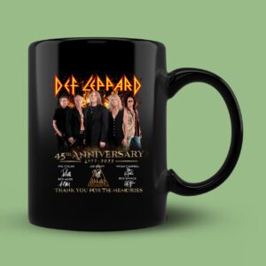 Def Leppard 45nd Anniversary 1977-2022 Mug