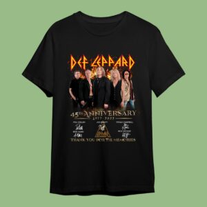 Def Leppard 45nd Anniversary 1977-2022 T-Shirt