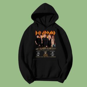 Def Leppard 45nd Anniversary 1977-2022 Hoodie