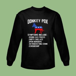 Donkey Pox Conservative Republican Anti Biden Donkeypox Sweatshirt