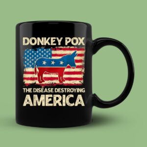 Donkey Pox The Disease Destroying America Donkeypox Mug